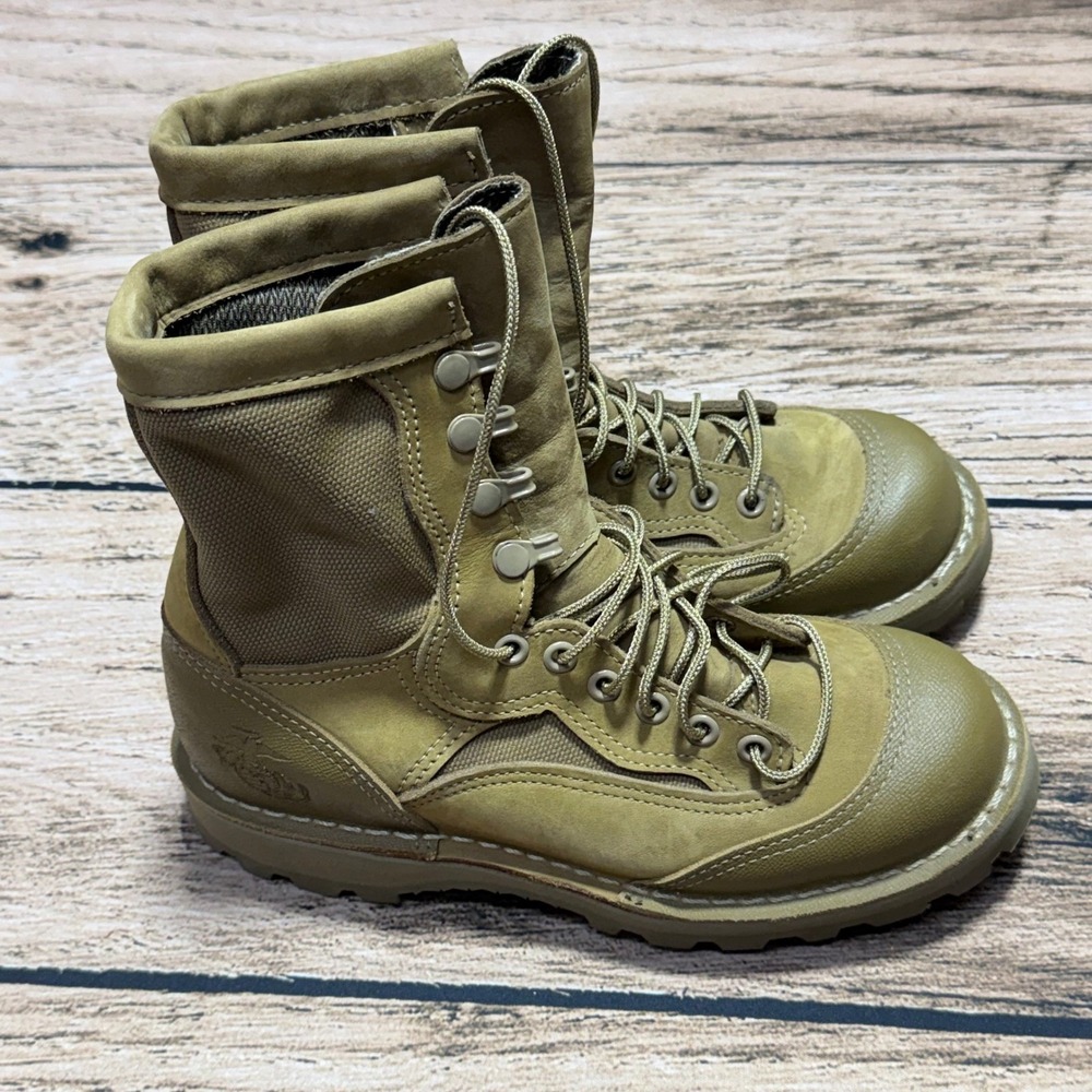 Danner USMC Combat Boots Men R 5.5 RAT 8" Mojave GTX Gore-Tex Military 15678 USA